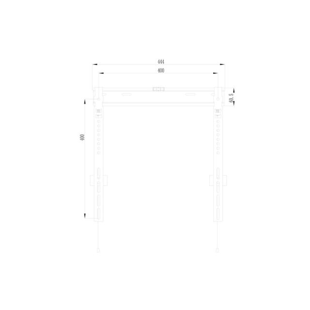 Equip - Soporte fijo de pared para TV de 37"-55