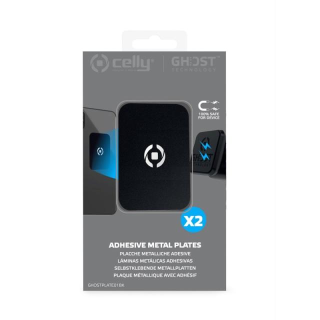 Celly - GHOSTPLATE01BK accesorio para funda de teléfono móvil