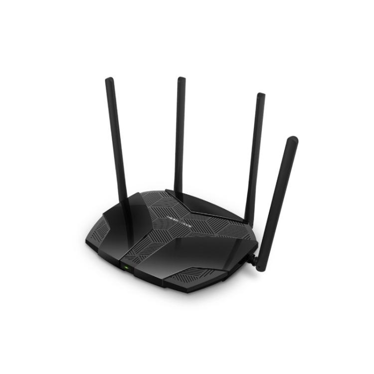 Mercusys - MR80X router inalámbrico Gigabit Ethernet Doble banda (2,4 GHz / 5 GHz) Negro