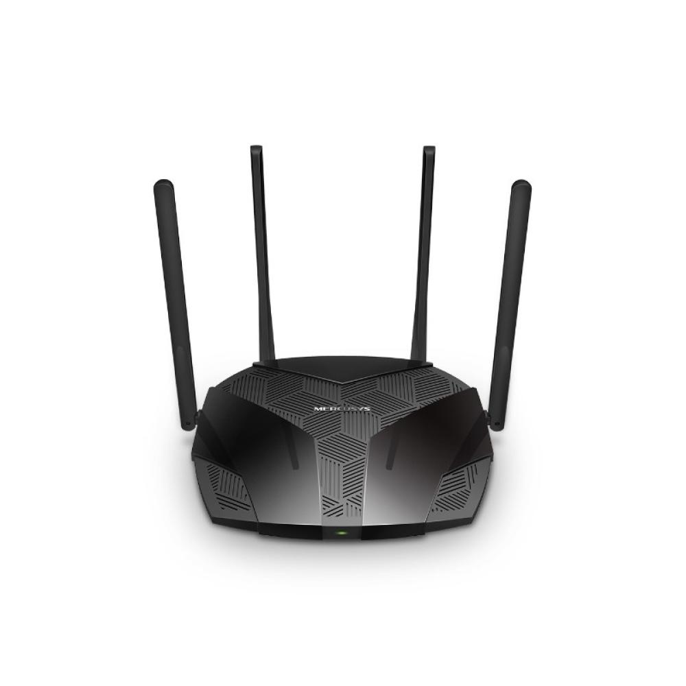 Mercusys - MR80X router inalámbrico Gigabit Ethernet Doble banda (2,4 GHz / 5 GHz) Negro