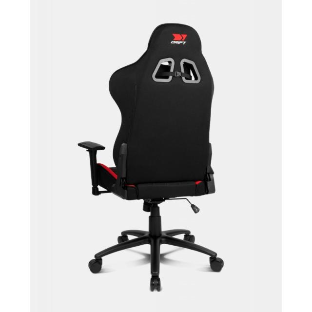 DRIFT - DR110BR silla para videojuegos Butaca para jugar Asiento acolchado Negro, Rojo
