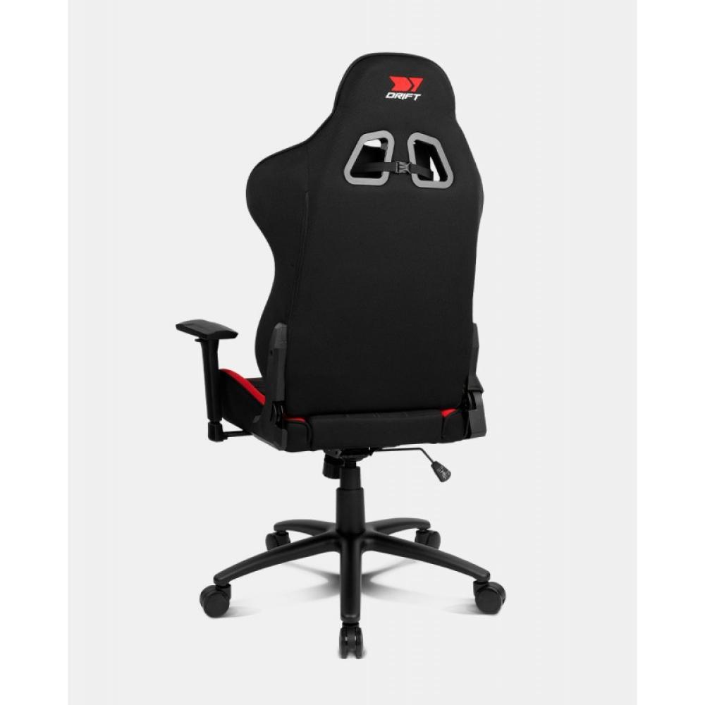 DRIFT - DR110BR silla para videojuegos Butaca para jugar Asiento acolchado Negro, Rojo