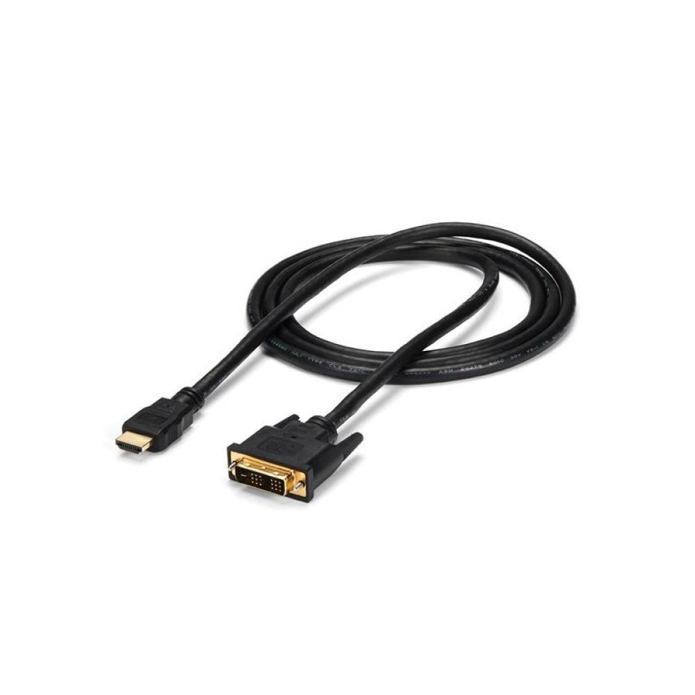 StarTech.com - Cable Adaptador Conversor HDMI a DVI-D de 1,8m - Macho a Macho - Convertidor de Vídeo - Negro
