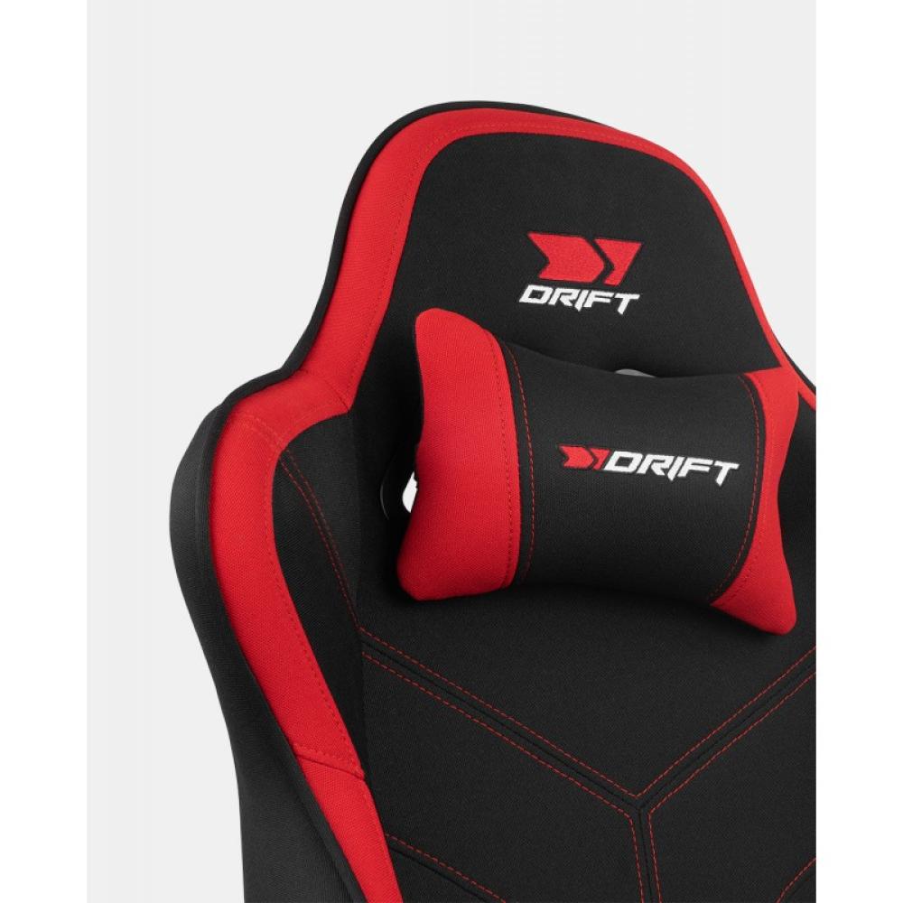 DRIFT - DR110BR silla para videojuegos Butaca para jugar Asiento acolchado Negro, Rojo