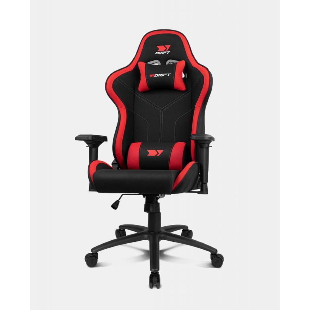 DRIFT - DR110BR silla para videojuegos Butaca para jugar Asiento acolchado Negro, Rojo