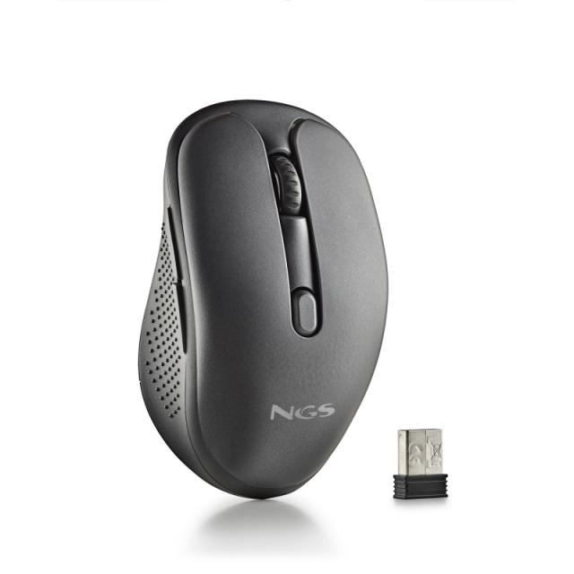 NGS - EVO RUST ratón Oficina mano derecha RF inalámbrico Óptico 1600 DPI - NGS-MOUSE-1213