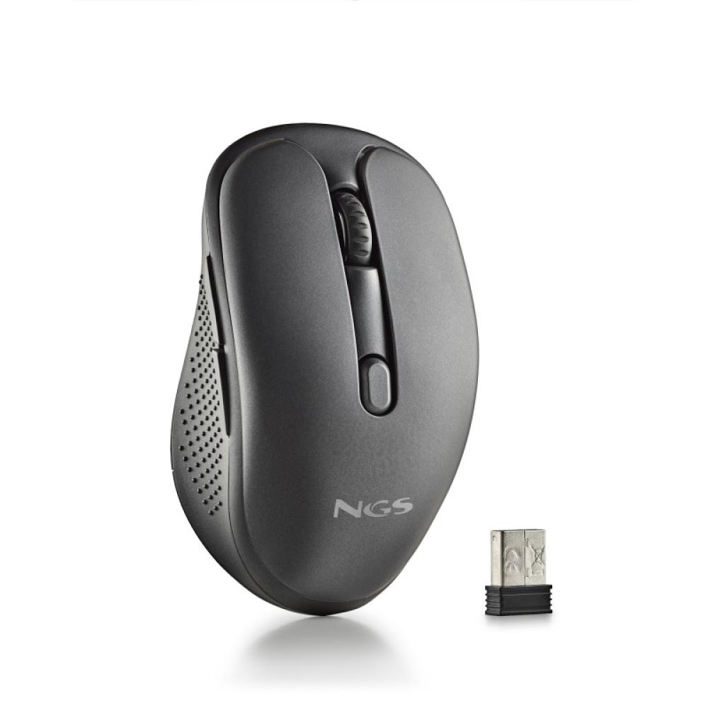 NGS - EVO RUST ratón Oficina mano derecha RF inalámbrico Óptico 1600 DPI - NGS-MOUSE-1213