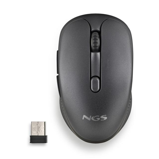 NGS - EVO RUST ratón Oficina mano derecha RF inalámbrico Óptico 1600 DPI - NGS-MOUSE-1213