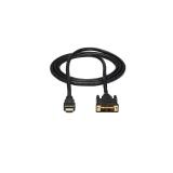 StarTech.com - Cable Adaptador Conversor HDMI a DVI-D de 1,8m - Macho a Macho - Convertidor de Vídeo - Negro