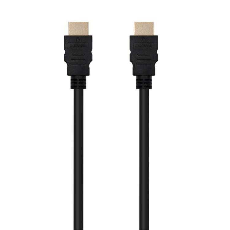 Nanocable - Cable HDMI V2.0 4K@60Hz 18Gbps A/M-A/M, 1 m, Negro