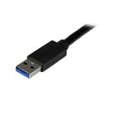 StarTech.com - Adaptador de Vídeo Externo USB 3.0 a HDMI con Hub USB 1 Puerto - Tarjeta Gráfica Cable - 1080p