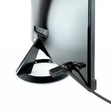 TooQ - Cable de Seguridad con Combinación para Portátiles 1.5 metros, Color Gris Oscuro