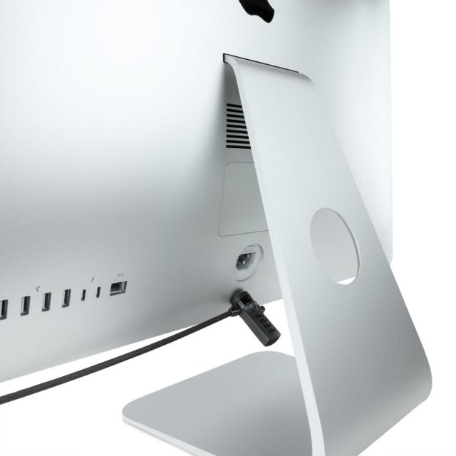 TooQ - Cable de Seguridad con Combinación para Portátiles 1.5 metros, Color Gris Oscuro