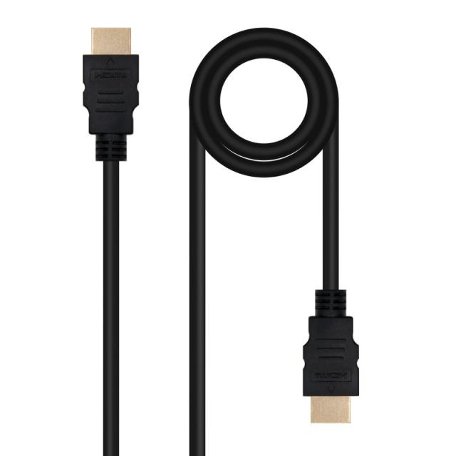 Nanocable - Cable HDMI V2.0 4K@60Hz 18Gbps A/M-A/M, 3 m, Negro