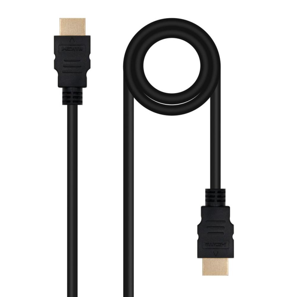 Nanocable - Cable HDMI V2.0 4K@60Hz 18Gbps A/M-A/M, 5.0 m, Negro