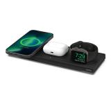 Belkin - BOOST?CHARGE PRO Auriculares, Smartphone, Reloj inteligente Negro Cargador inalámbrico Carga rápida Interior