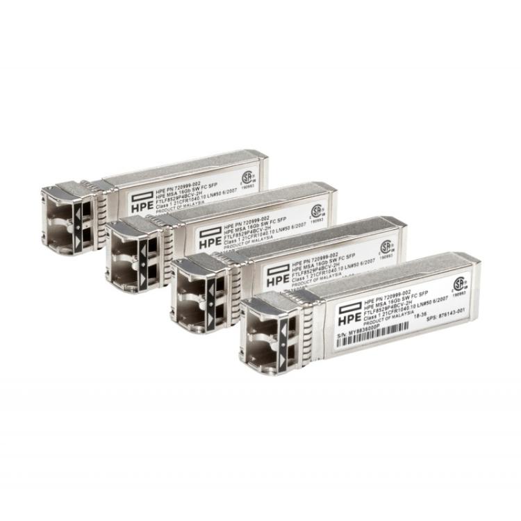 HPE - MSA 16Gb Short Wave Fibre Channel SFP+ 4-pack Transceiver