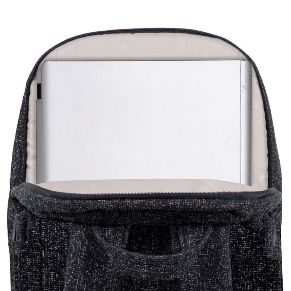 Rivacase - 7962 maletines para portátil 39,6 cm (15.6") Mochila Negro, Blanco