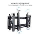 TooQ - Soporte Video Wall de Pared para Pantalla 45”- 70”, Negro - TQVW4570T