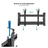 TooQ - Soporte Video Wall de Pared para Pantalla 45”- 70”, Negro - TQVW4570T