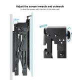 TooQ - Soporte Video Wall de Pared para Pantalla 45”- 70”, Negro - TQVW4570T