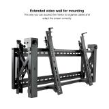 TooQ - Soporte Video Wall de Pared para Pantalla 45”- 70”, Negro - TQVW5470T