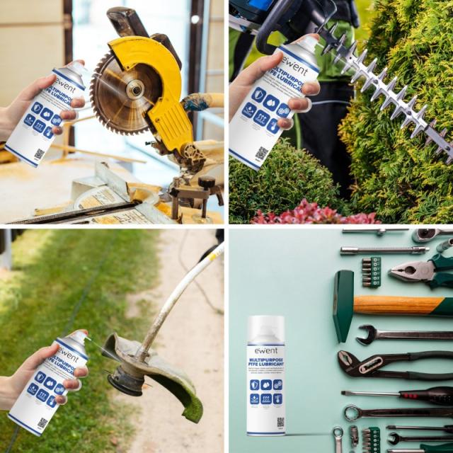 Ewent - EW5677 lubricante de aplicación general Anti-friction lubricant 400 ml Aerosol