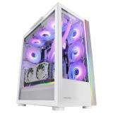 Mars Gaming - MC-ULTRA, Torre Gaming Custom XXL E-ATX, Doble Tira LED ARGB, Doble Ventana Cristal Templado, Estructur - MCULTRAW
