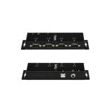 StarTech.com - Concentrador Adaptador USB a Serie RS232 DB9 4 Puertos – Riel DIN Industrial y Montaje en Pared