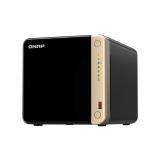 QNAP - TS-464 NAS Torre Intel® Celeron® N5095 8 GB DDR4 0 TB QNAP QTS Negro