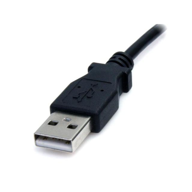 StarTech.com - Cable Adaptador 2m USB A Macho a Conector Coaxial Barrel Alimentación Corriente Tipo M 5,5mm 5V DC