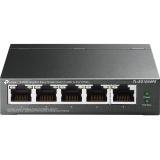 TP-Link - TL-SG105MPE switch L2 Gigabit Ethernet (10/100/1000) Energía sobre Ethernet (PoE) Negro