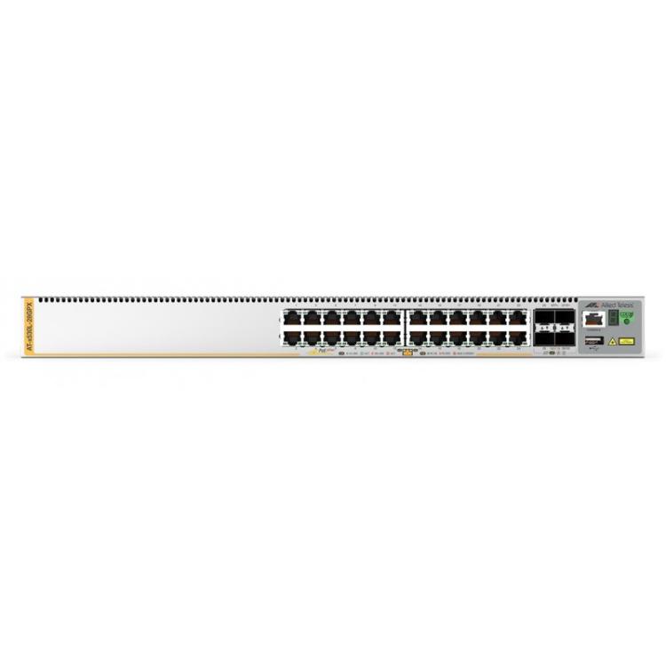 Allied Telesis - AT-x530L-28GPX-50 Gestionado L3+ Gigabit Ethernet (10/100/1000) Energía sobre Ethernet (PoE) 1U Gris