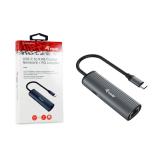 Equip - Adaptador USB-C a red Gigabit RJ45 + 100W USB PD