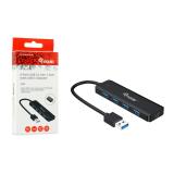 Equip - 128959 hub de interfaz USB 3.2 Gen 1 (3.1 Gen 1) Type-A 5000 Mbit/s Negro