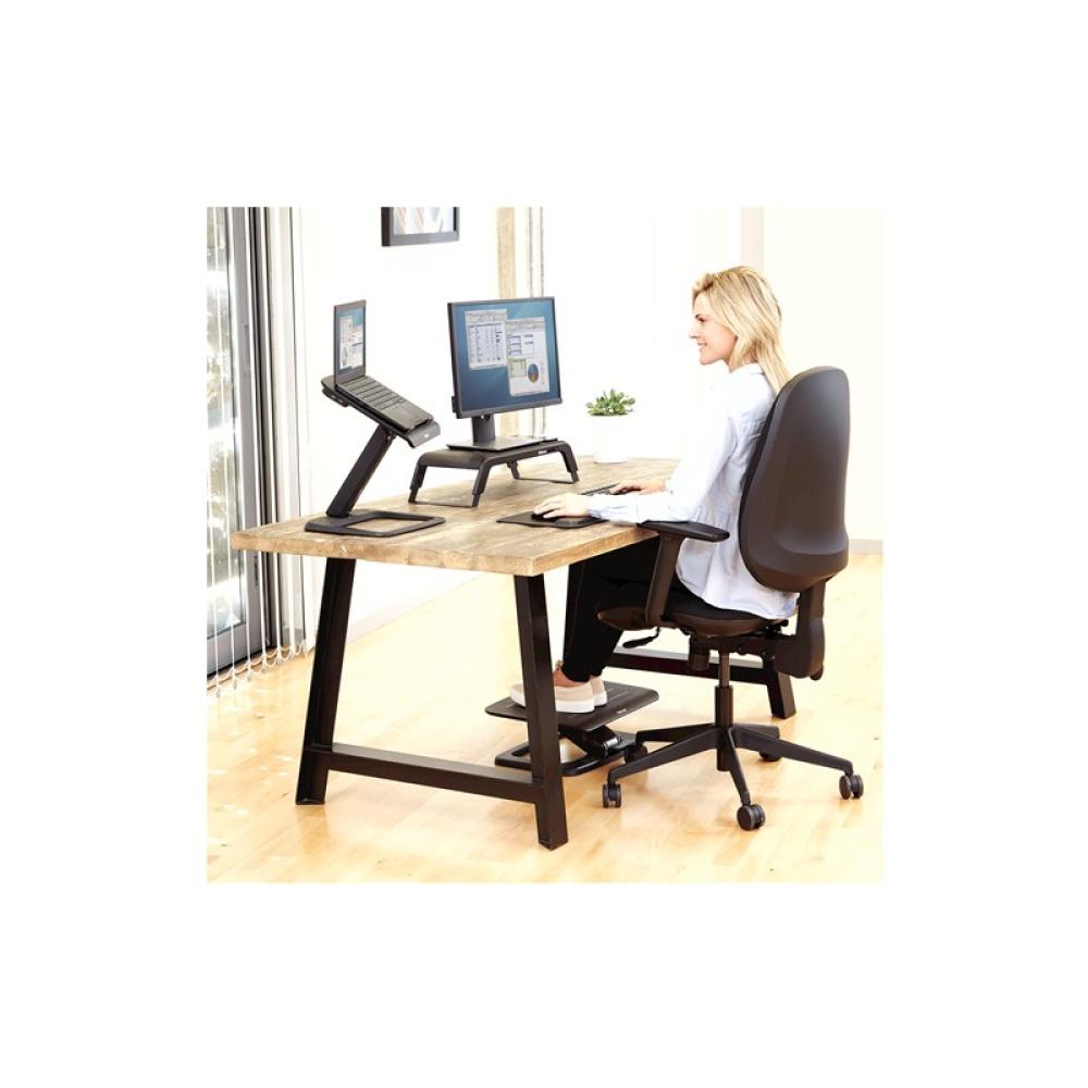Fellowes - 8060501 soporte para monitor Negro Escritorio