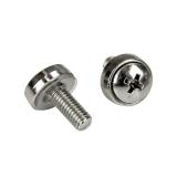 StarTech.com - Caja de 100 Tornillos de Montaje y Tuercas Jaula M5 para Rack Gabinete de Servidores