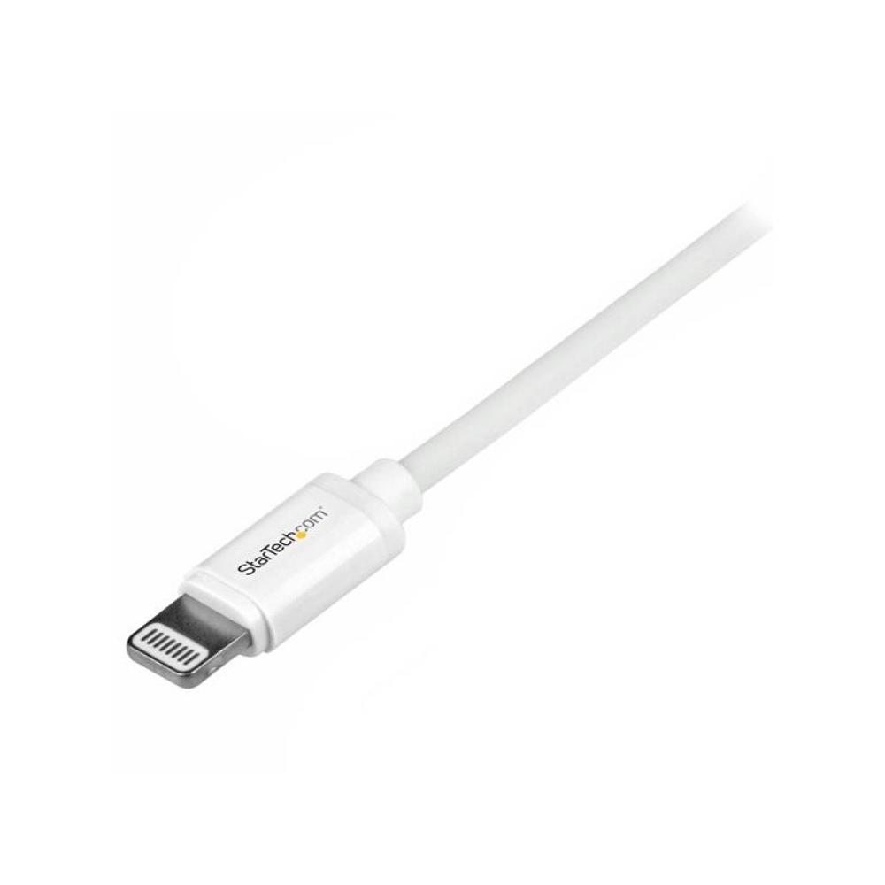 StarTech.com - Cable 1m Lightning 8 Pin a USB A 2.0 para Apple iPod iPhone 5 iPad - Blanco