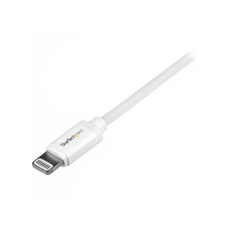 StarTech.com - Cable 1m Lightning 8 Pin a USB A 2.0 para Apple iPod iPhone 5 iPad - Blanco