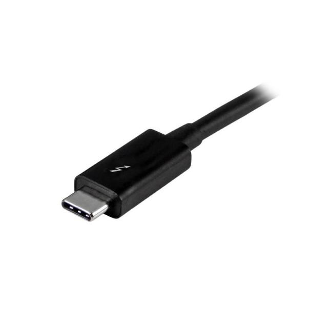 StarTech.com - Cable Thunderbolt 3 Pasivo de 2m - 20Gbps - PD 100W - Vídeo 4K - Cable Thunderbolt - Certificado Thun - TBLT3MM2M