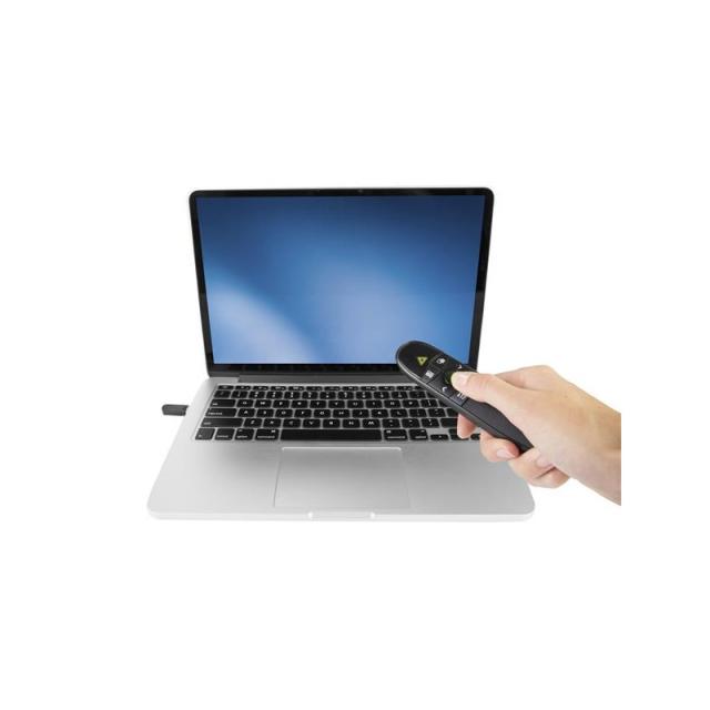 StarTech.com - Mando a Distancia para Presentaciones Inalámbrico con Puntero Láser Verde - 27m