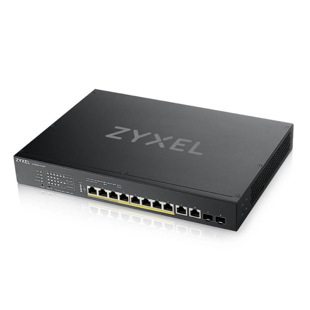 Zyxel - XS1930-12HP-ZZ0101F switch Gestionado L3 10G Ethernet (100/1000/10000) Energía sobre Ethernet (PoE) Negro