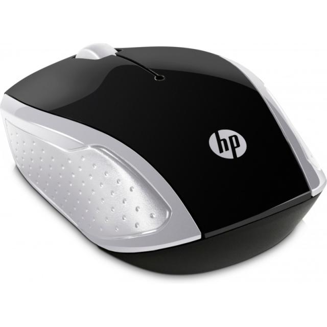 HP - Ratón inalámbrico 200 (Plateado) - 2HU84AA