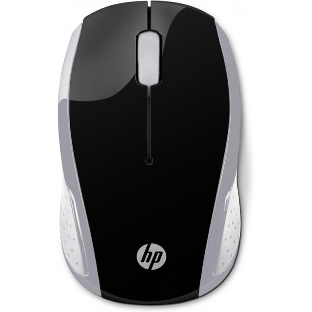 HP - Ratón inalámbrico 200 (Plateado) - 2HU84AA