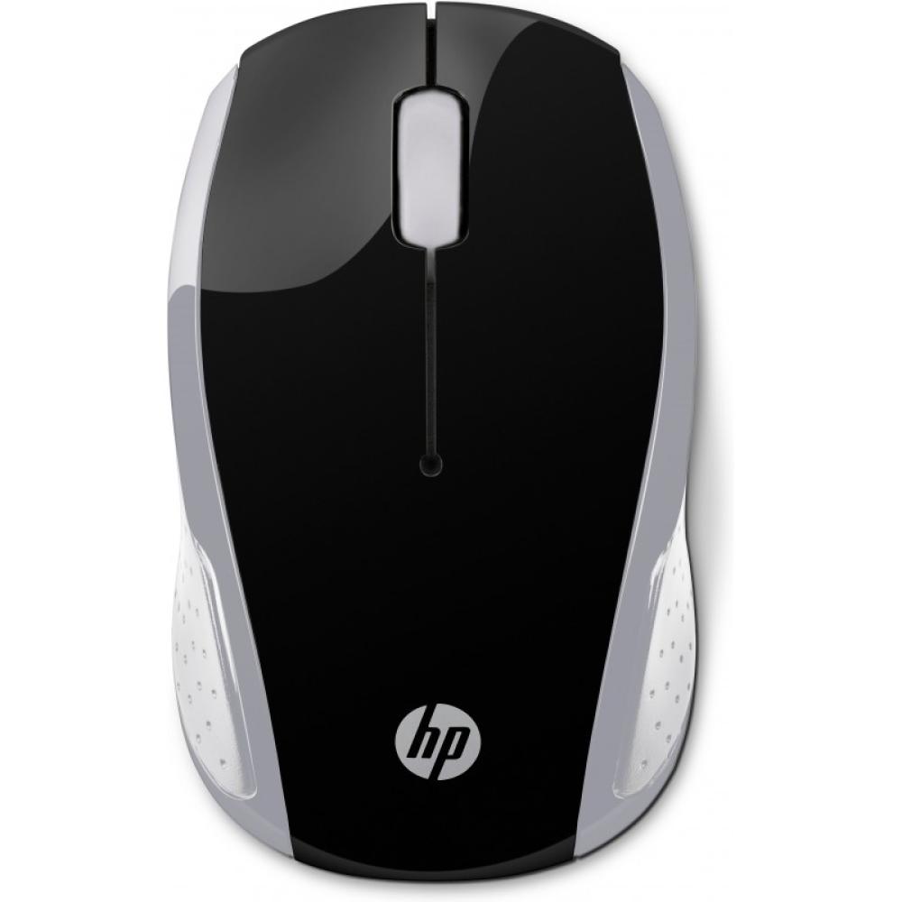 HP - Ratón inalámbrico 200 (Plateado) - 2HU84AA