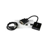 StarTech.com - Adaptador Conversor Convertidor Activo de Vídeo DVI-D a VGA - Cable - 1080p - 1920x1200