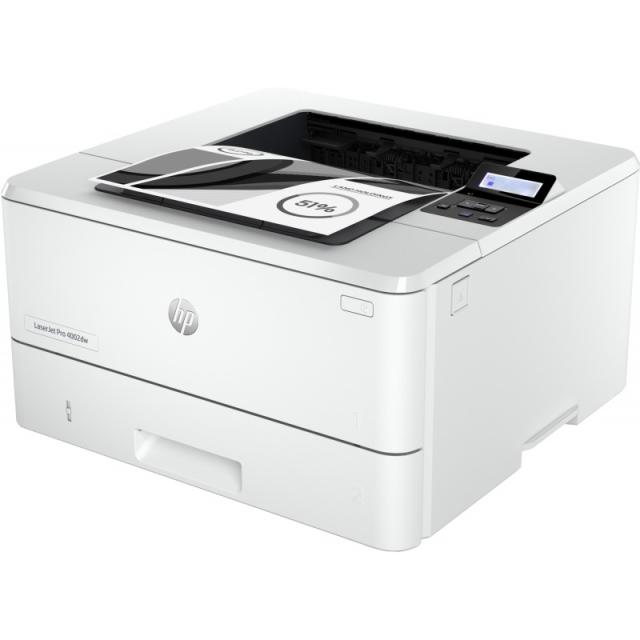 HP - LaserJet Pro 4002dw Inalámbrico Blanco y negro Impresora, Solo Ethernet