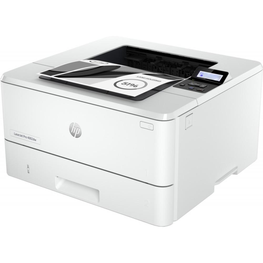 HP - LaserJet Pro 4002dw Inalámbrico Blanco y negro Impresora, Solo Ethernet