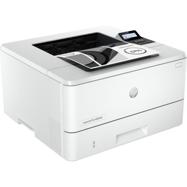 HP - LaserJet Pro 4002dw Inalámbrico Blanco y negro Impresora, Solo Ethernet