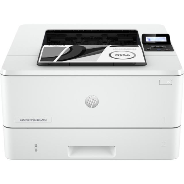 HP - LaserJet Pro 4002dw Inalámbrico Blanco y negro Impresora, Solo Ethernet